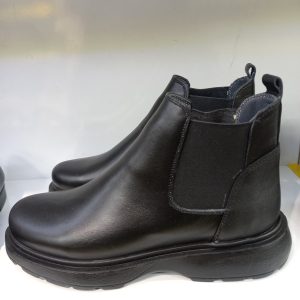 نیم بوت چلسی چرم مشکی