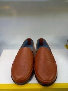 کفش کالج چرم عسلی