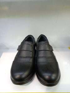 کفش طبی مشکی چرم گاوی