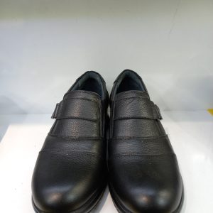 کفش طبی مشکی چرم گاوی