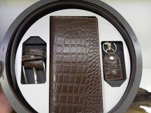 ست کیف پول،جاسوییچی،کمربند چرم گاوی