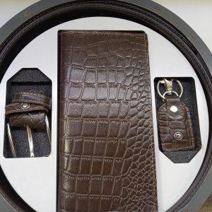 ست کیف پول،جاسوییچی،کمربند چرم گاوی
